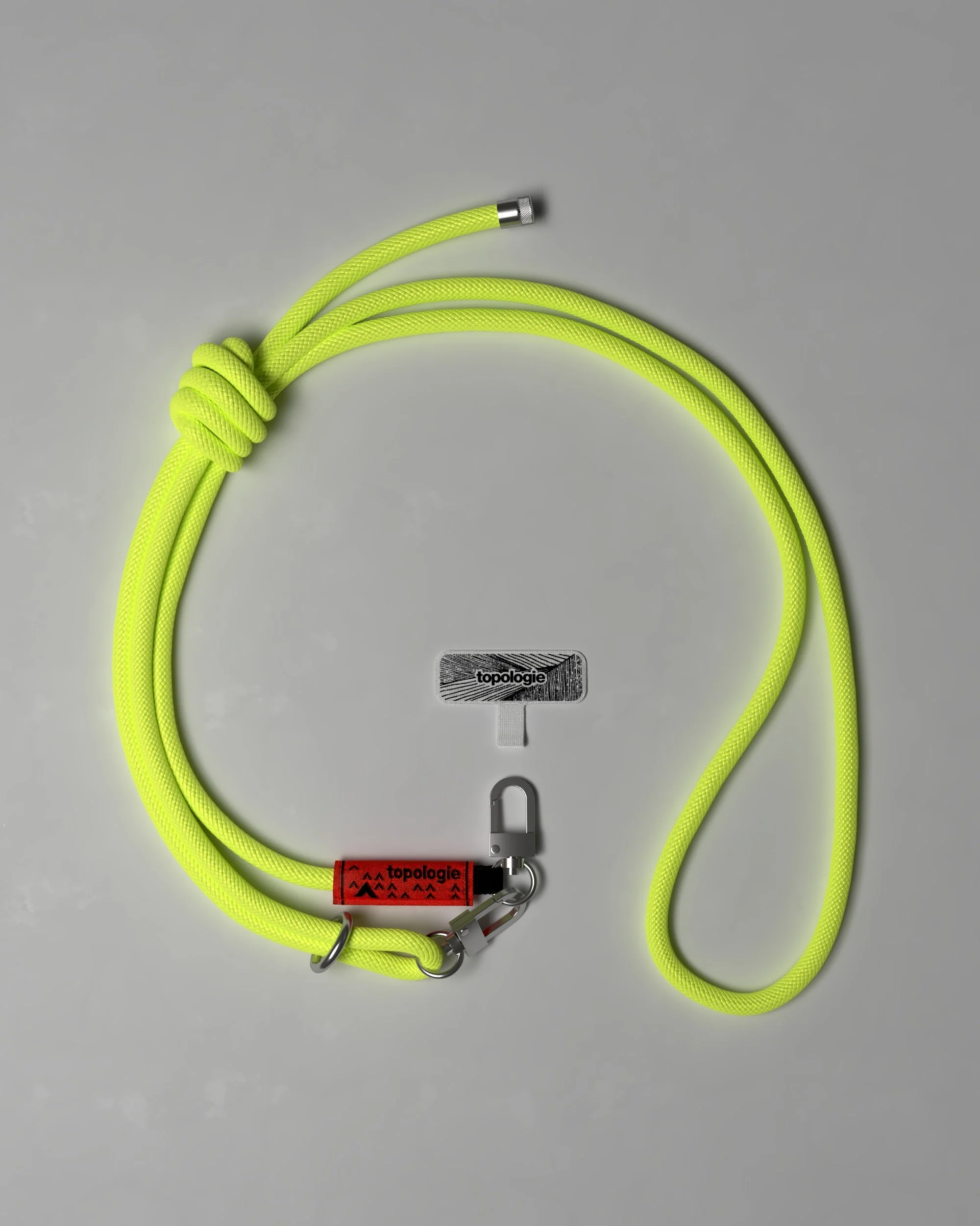 Phone Strap Adapter / 8.0mm Rope / Neon Yellow Solid