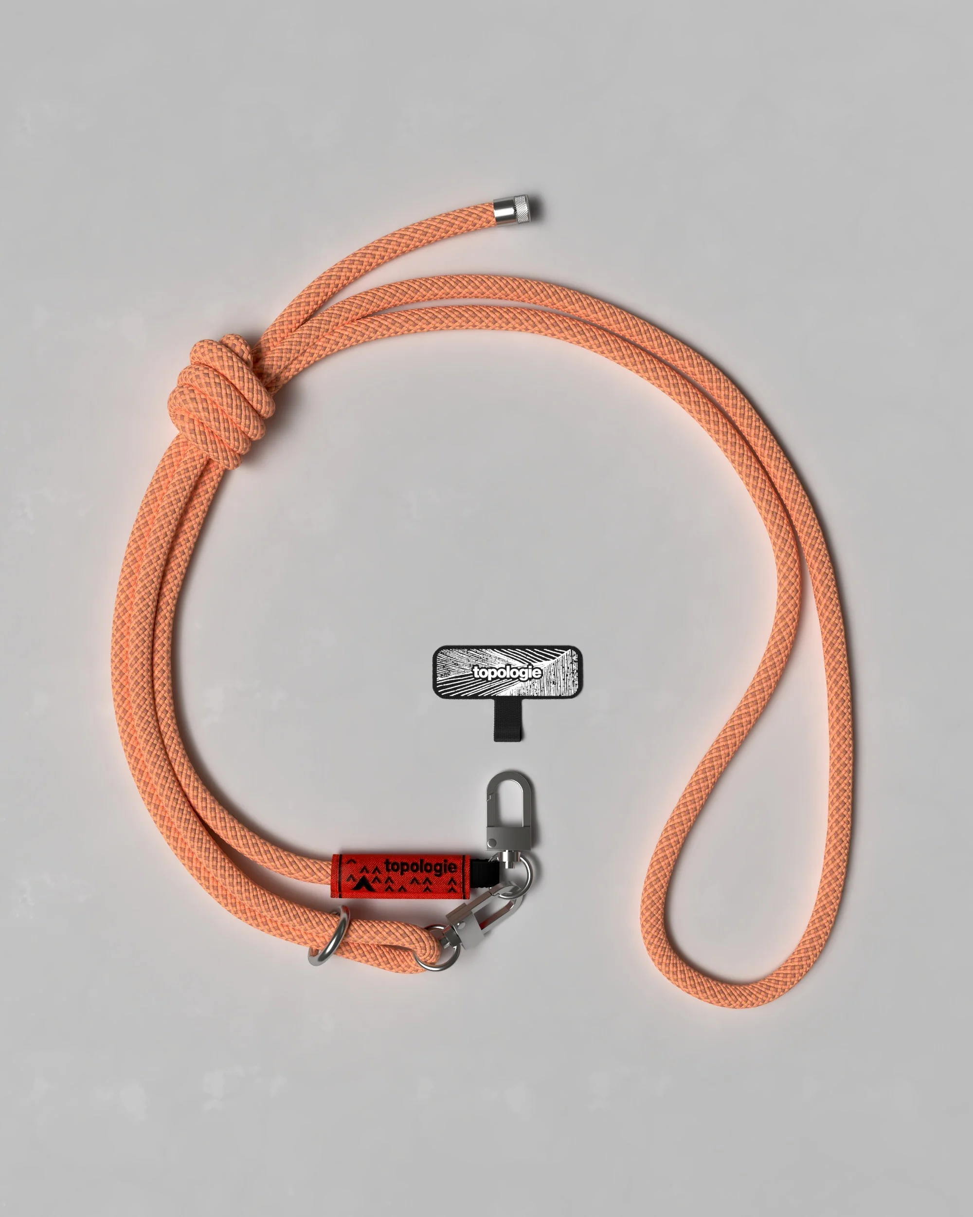 Phone Strap Adapter / 8.0mm Rope / Clay Lattice