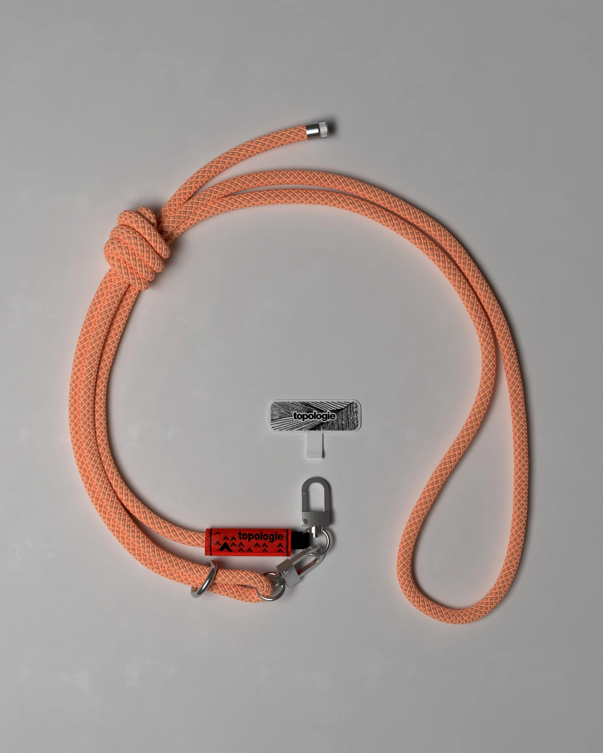 Phone Strap Adapter / 8.0mm Rope / Clay Lattice