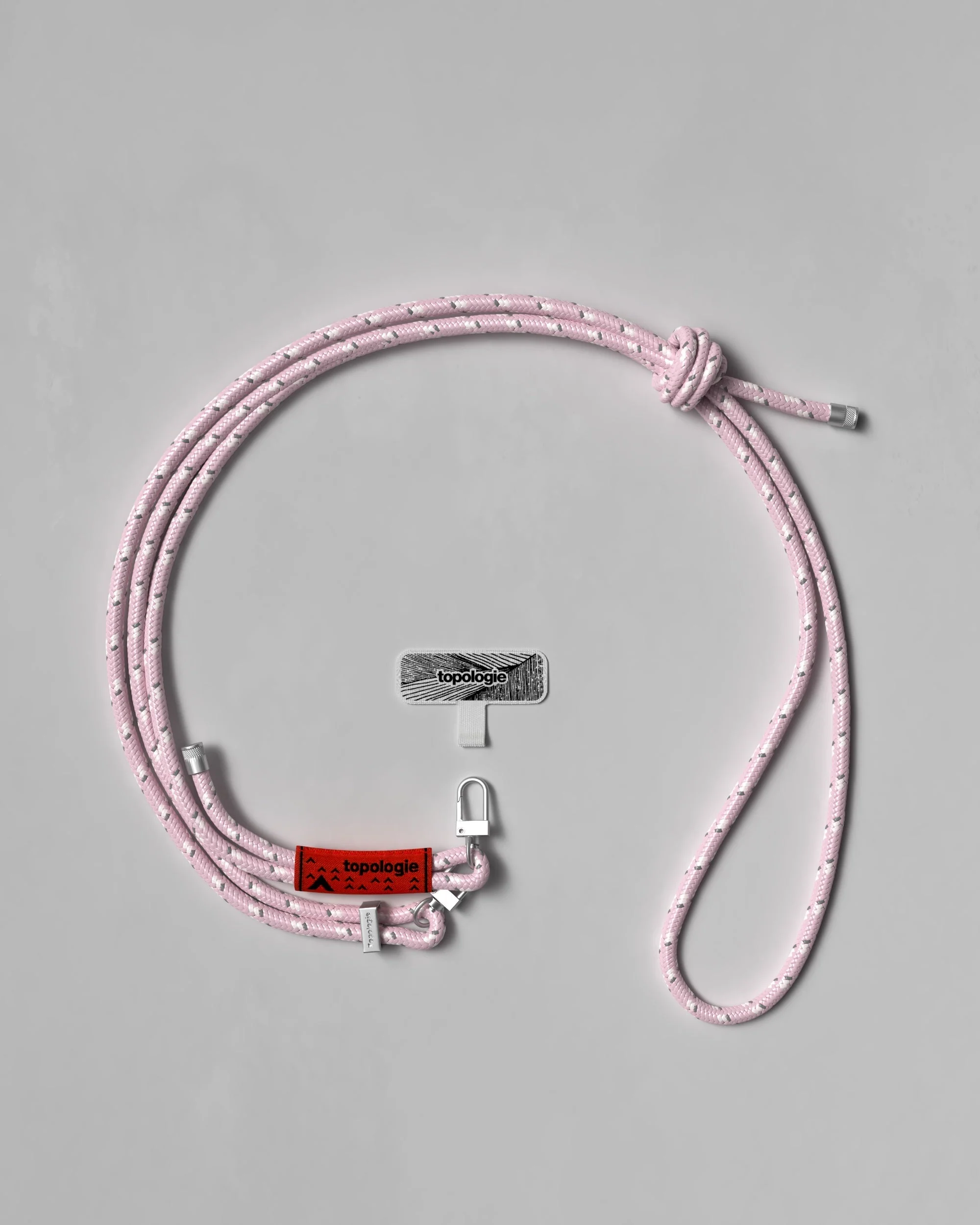Phone Strap Adapter / 6.0mm Rope / Blush Reflective