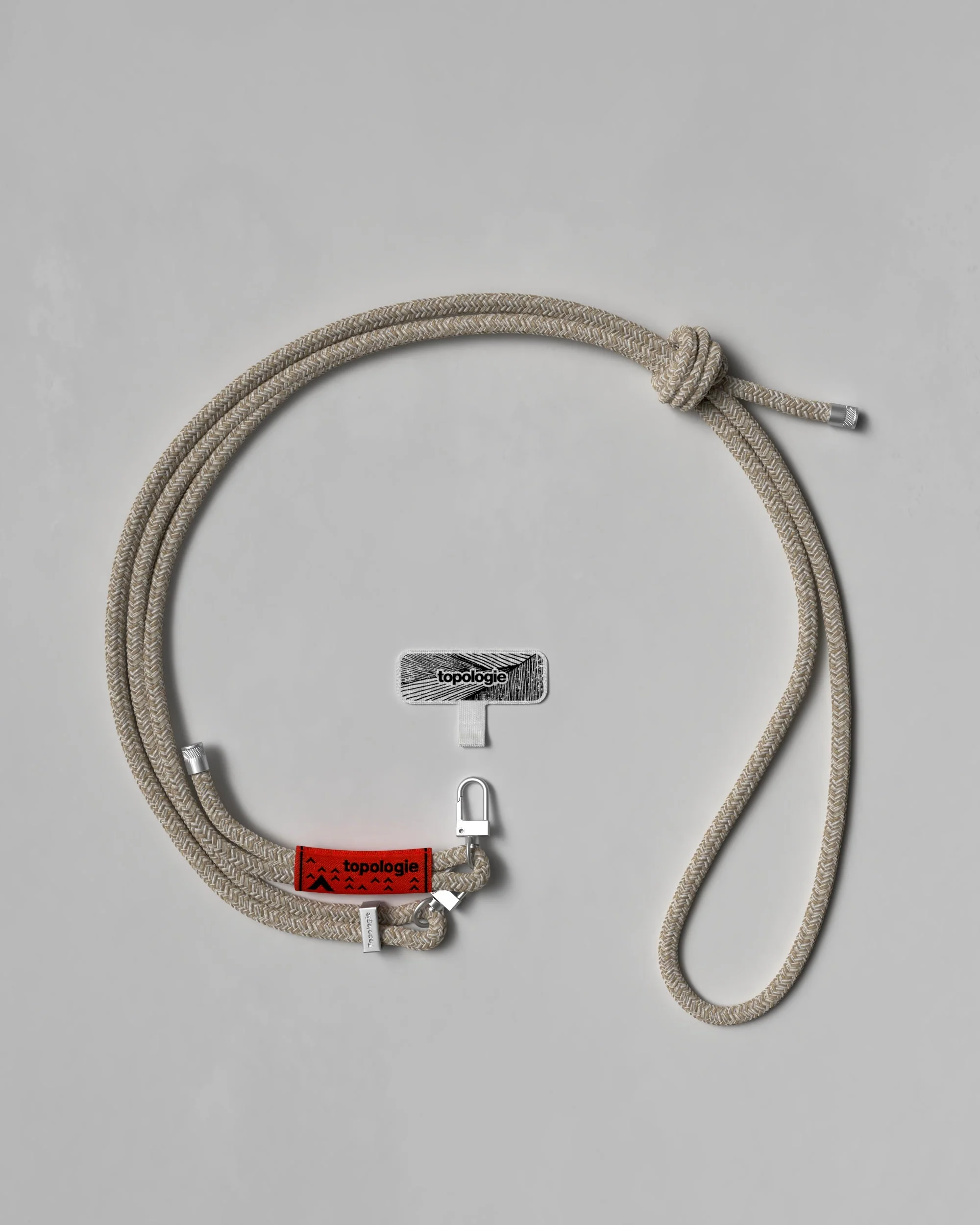 Phone Strap Adapter / 6.0mm Rope / Beige Melange