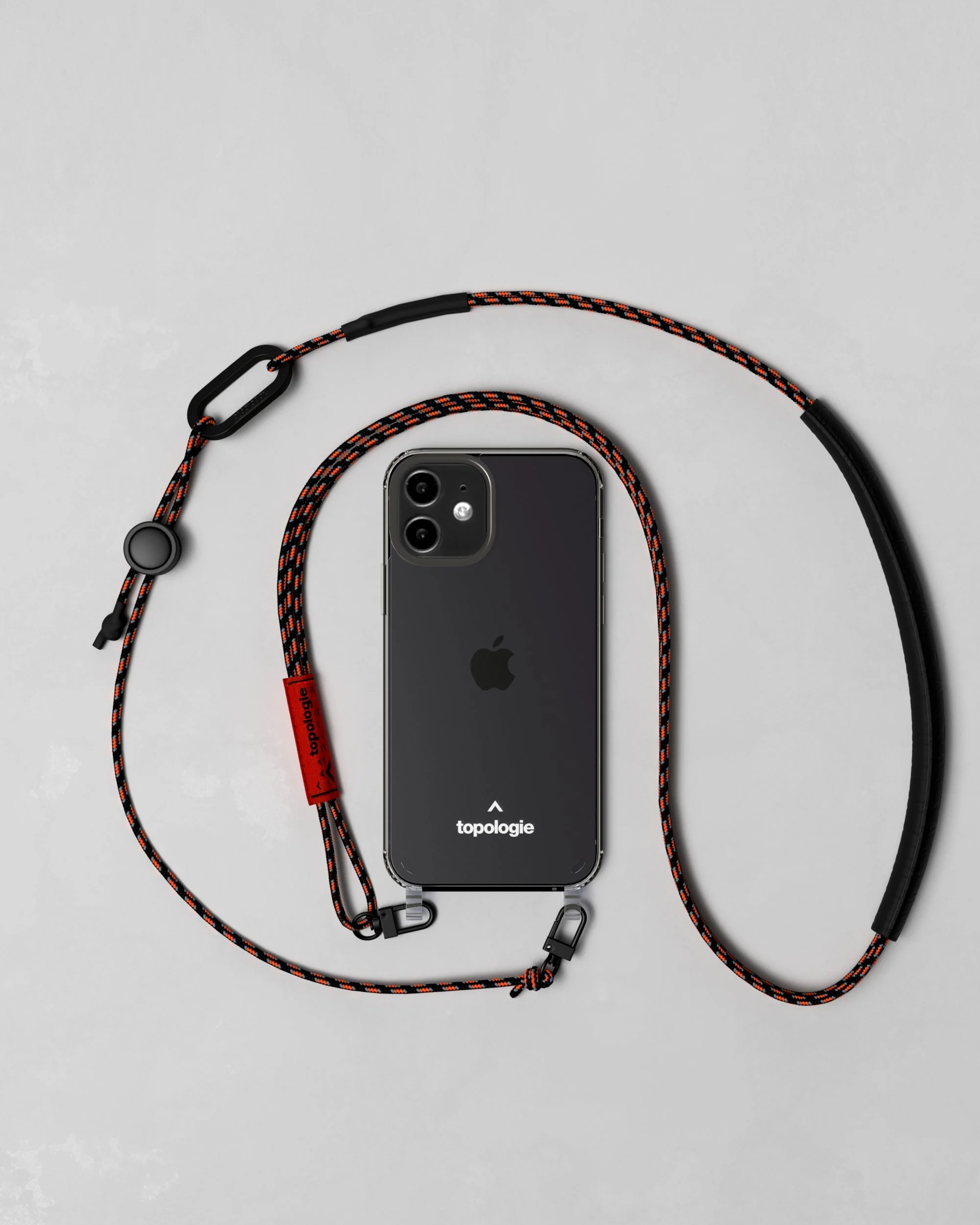 Verdon Phone Case / Clear / 3.0mm Tricord / Black Patterned