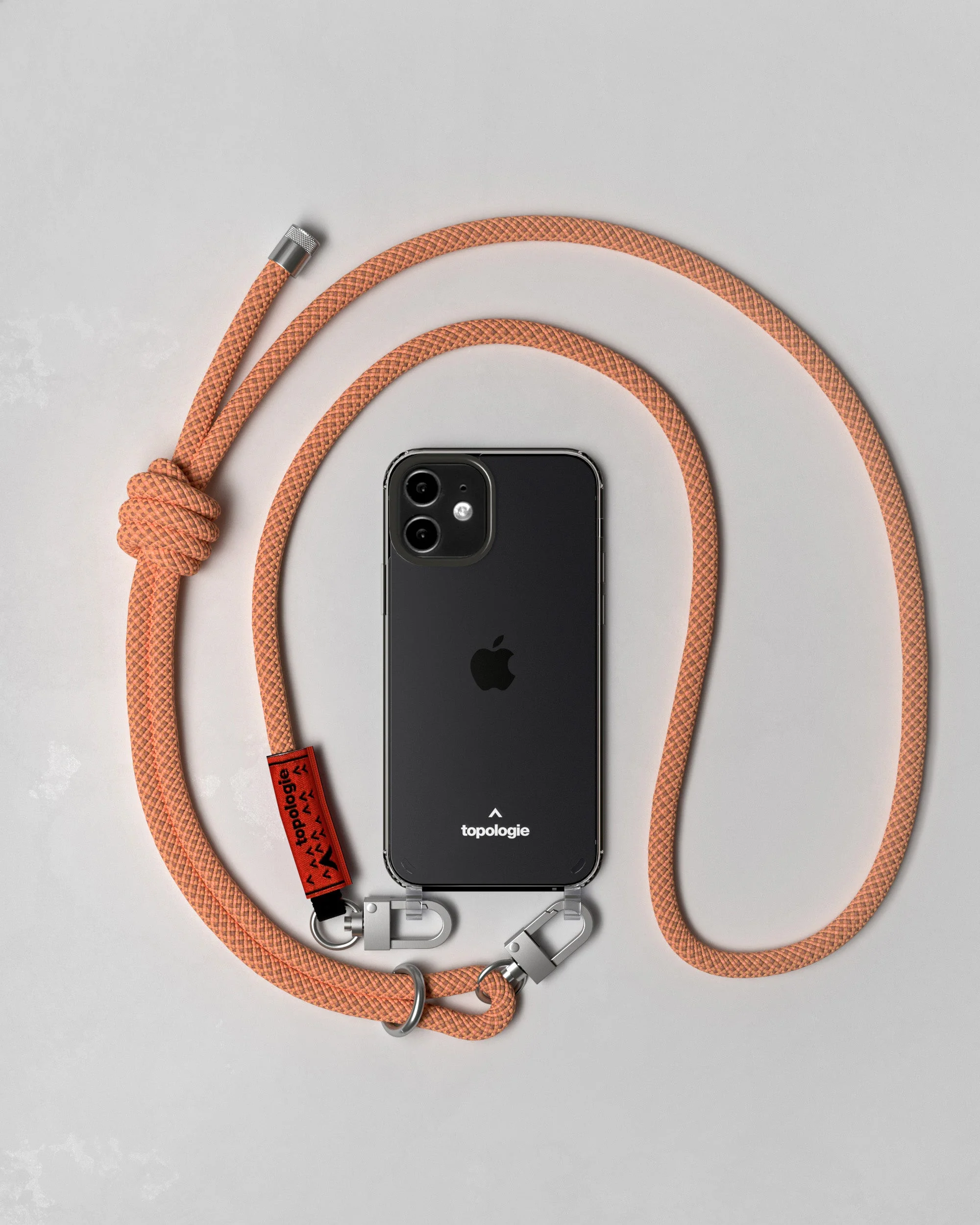 Verdon Phone Case / Clear / 8.0mm Rope / Clay Lattice