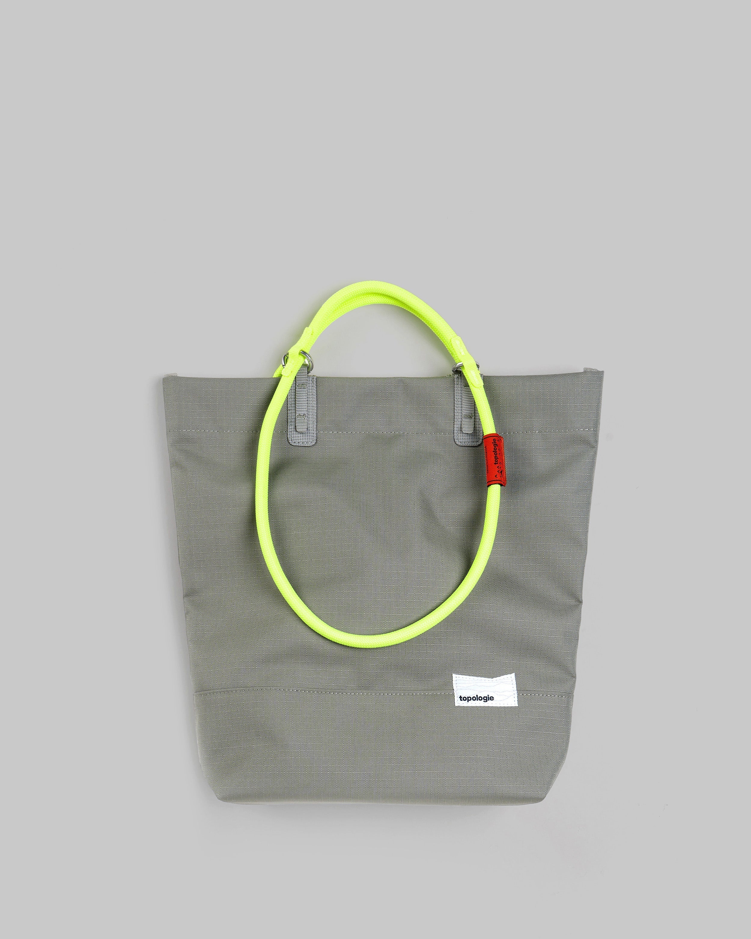 1565-loop-tote-moss-10mm-neon-yellow-solid-1.jpg Loop Tote / Moss / 10mm Neon Yellow Solid